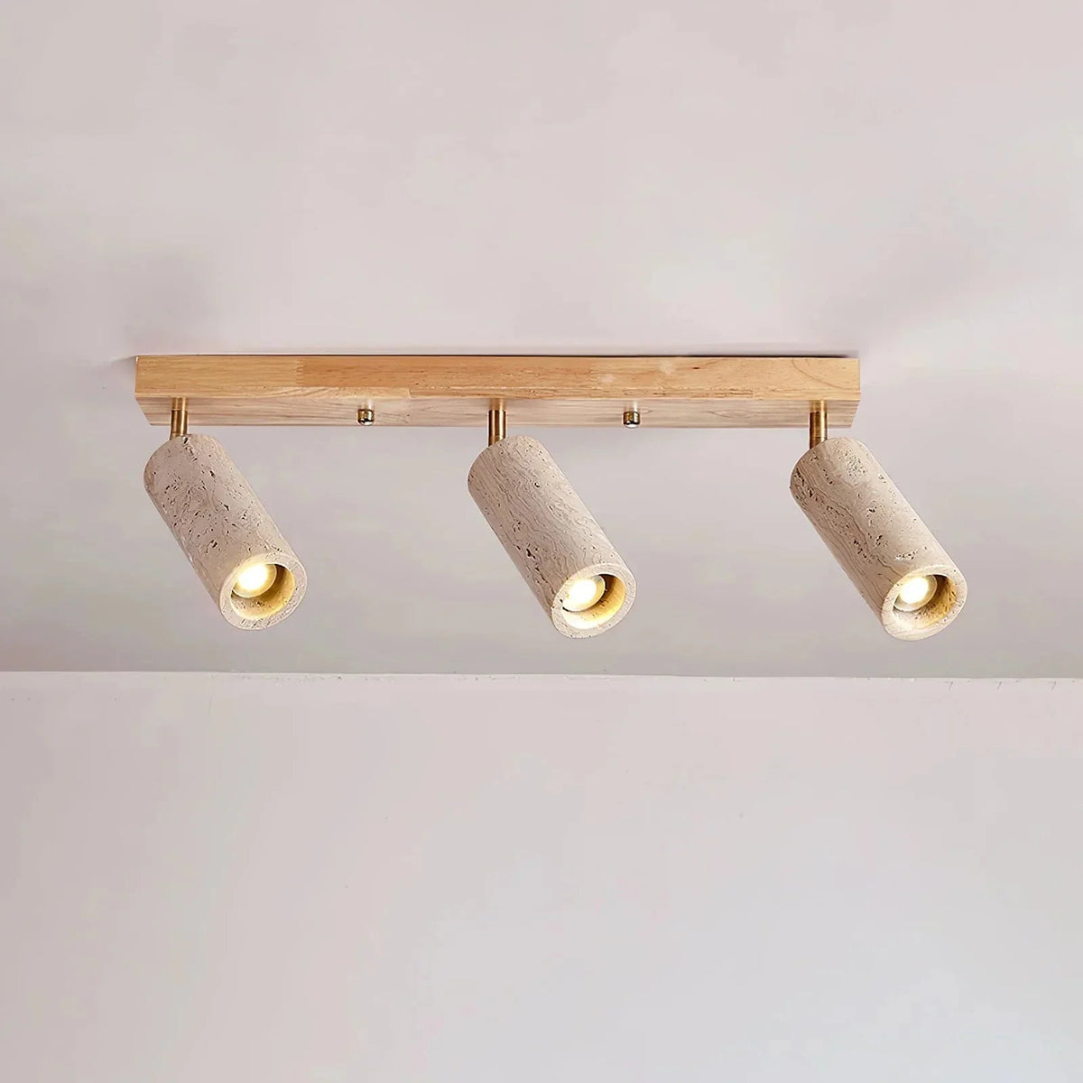 Modern Ceiling Light in travertine for Living Room by AUVIELIGHT