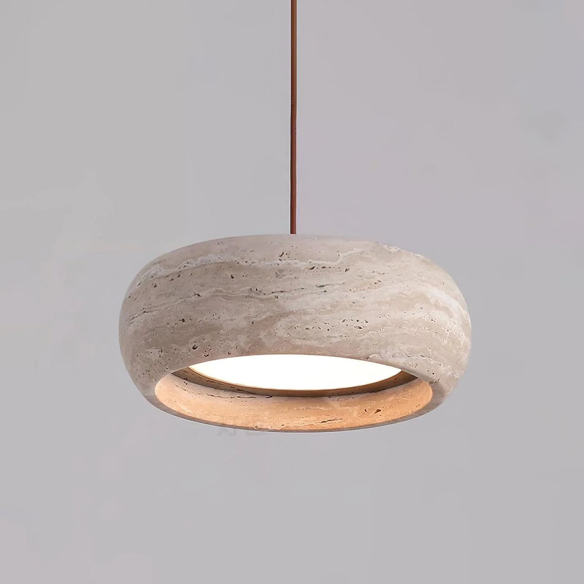 Modern Pendant Light in travertine for Kitchen Island by AUVIELIGHT