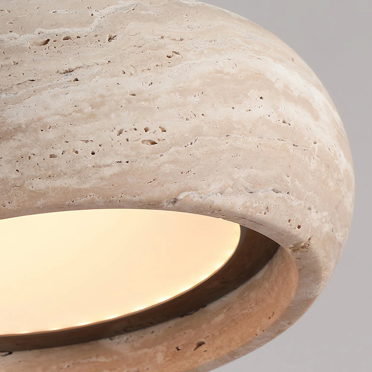 Modern Pendant Light in travertine for Kitchen Island by AUVIELIGHT