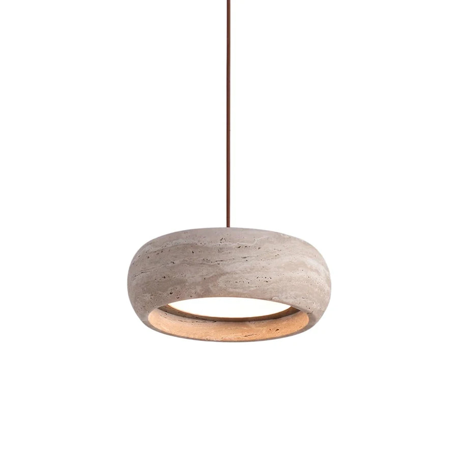 Modern Pendant Light in travertine for Kitchen Island by AUVIELIGHT