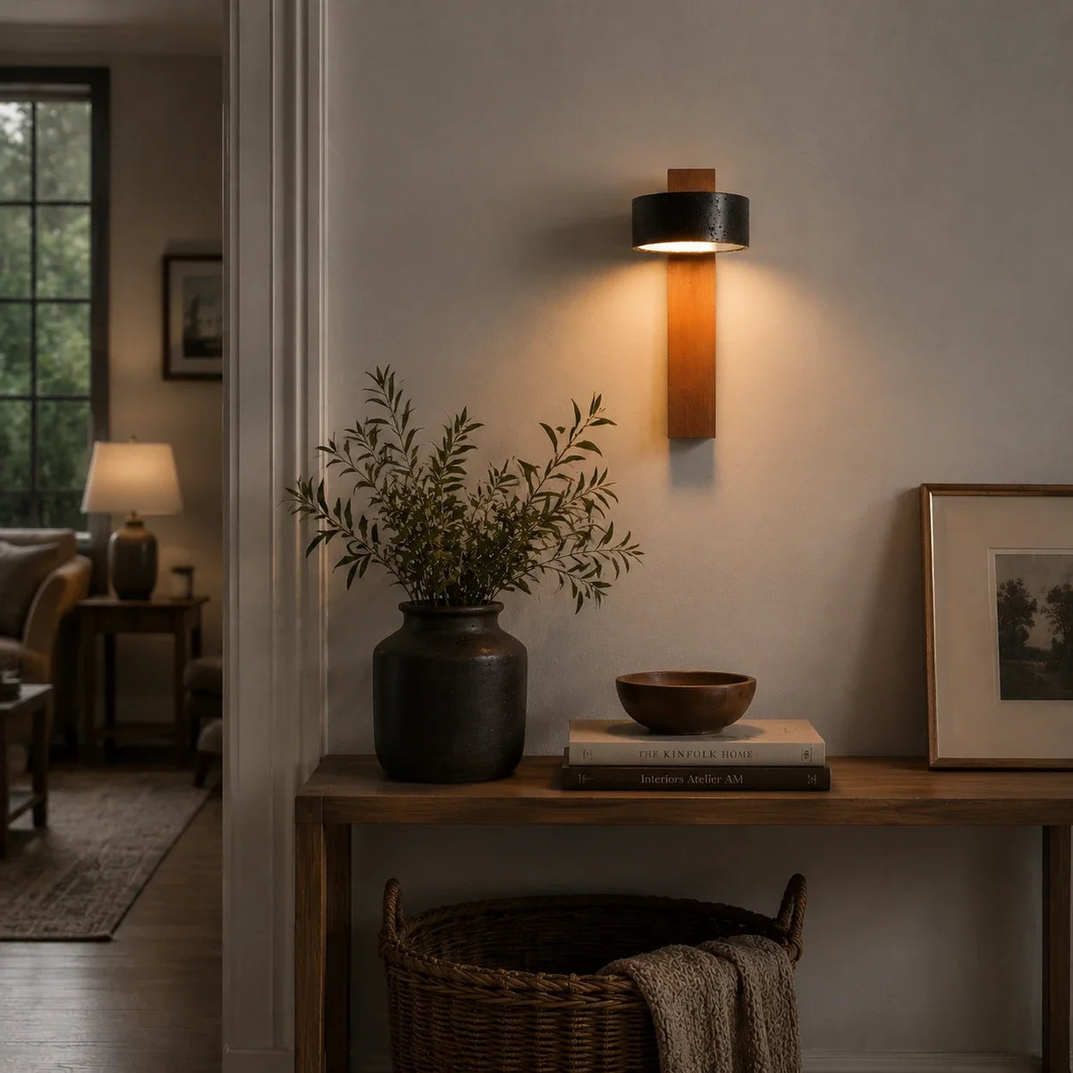 Modern Wall Sconce in travertine for Hallway by AUVIELIGHT
