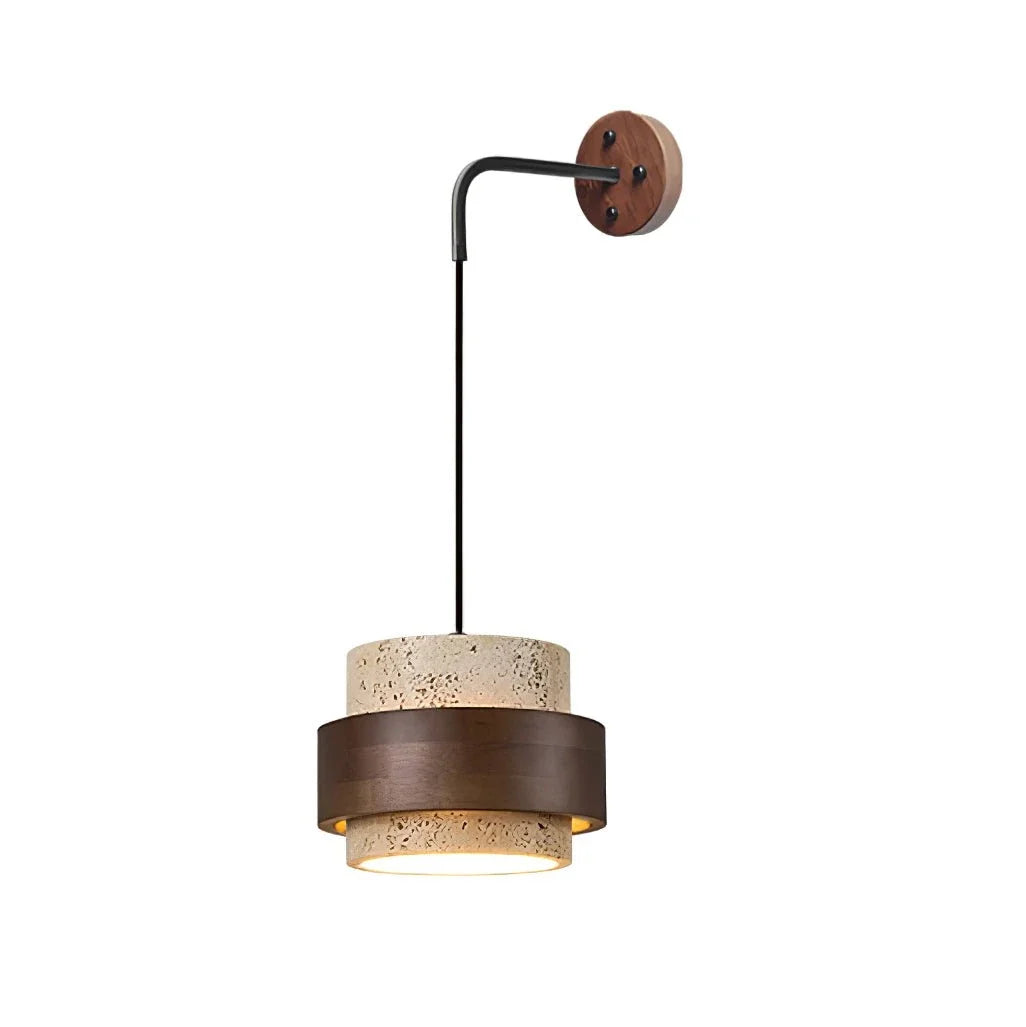 Modern Wall Sconce in travertine for Hallway by AUVIELIGHT