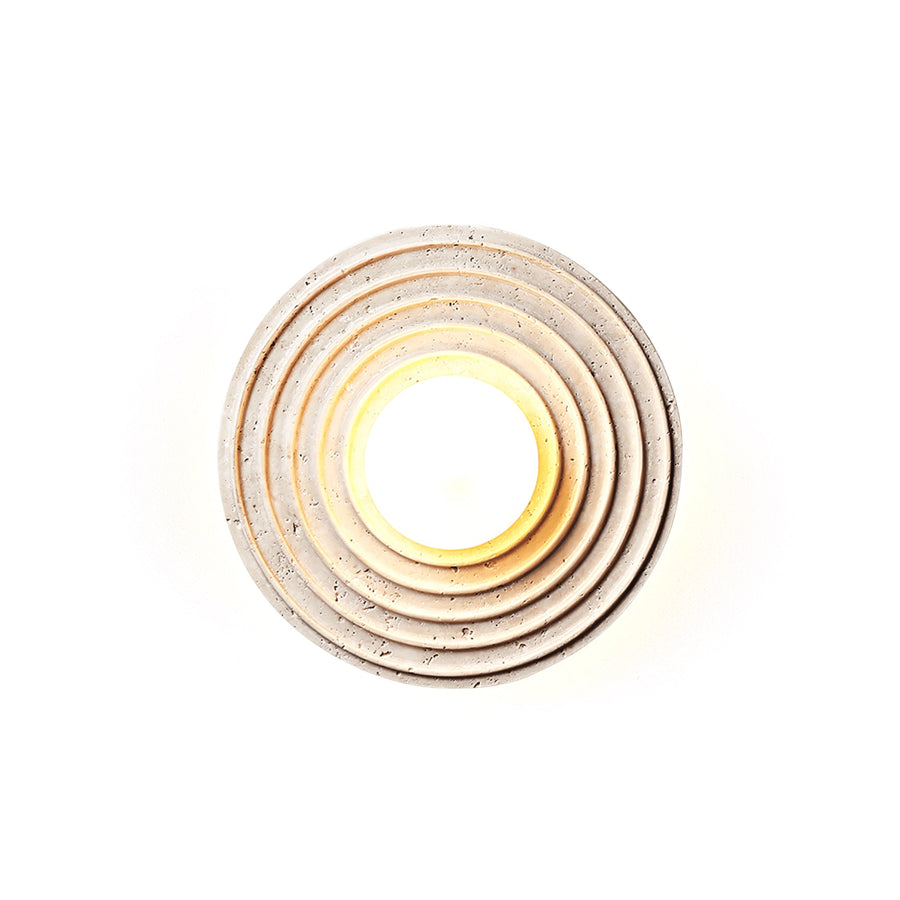 Cement Halo Light in textured for Living Room by AUVIELIGHT