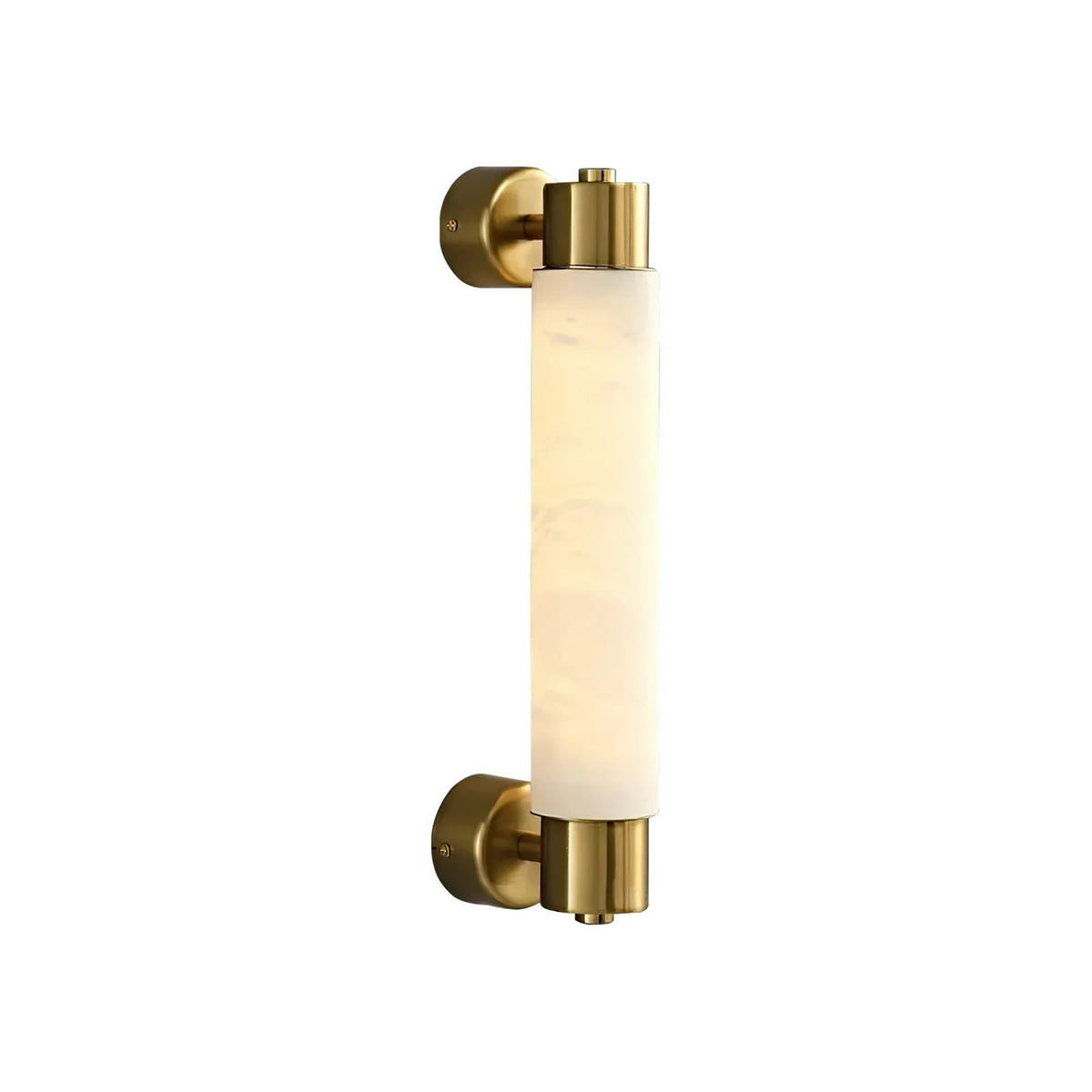 Tube Cylinder Wall Light in alabaster for Hallway by AUVIELIGHT