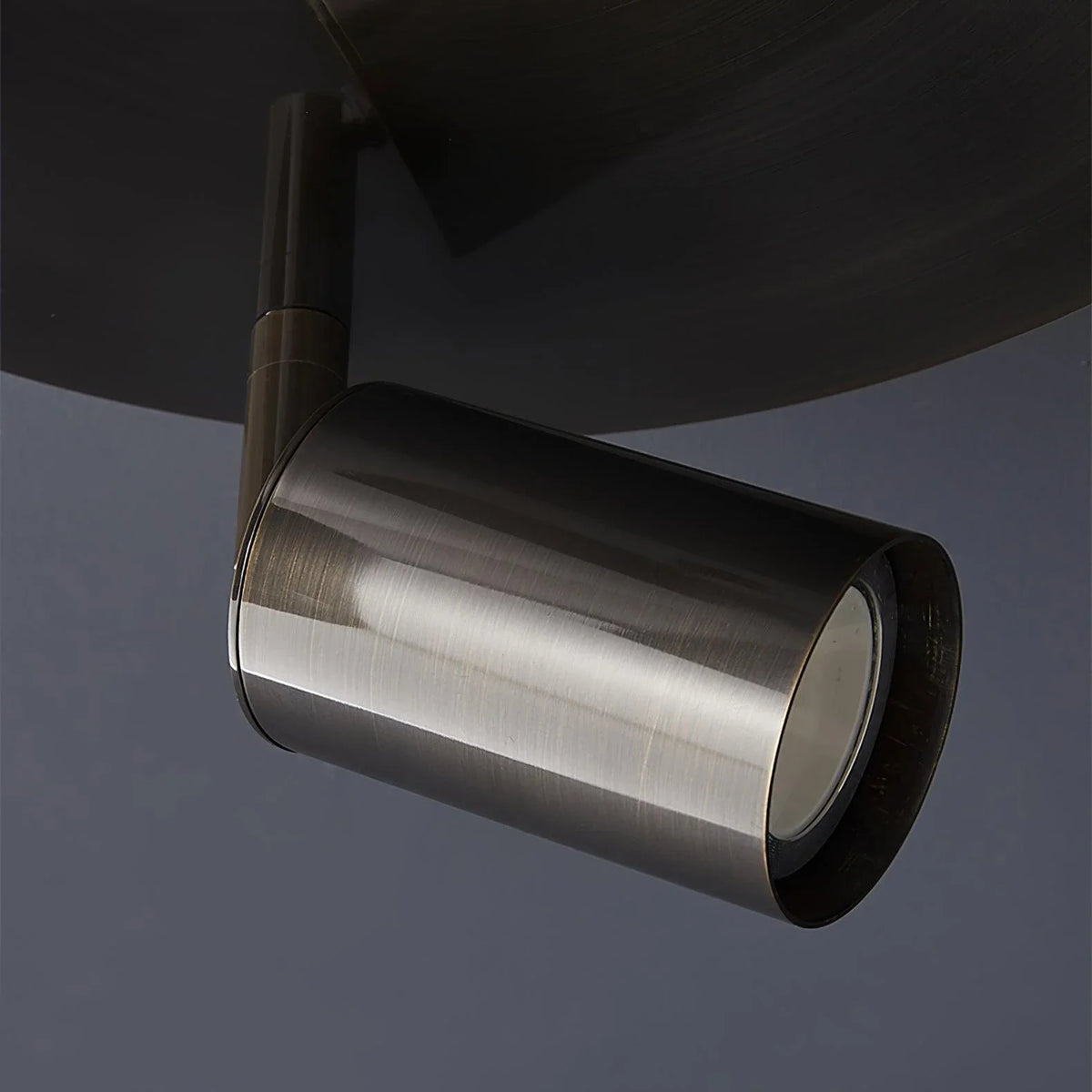 Vance Directional Flush Mount in brass for Low Ceilings by AUVIELIGHT
