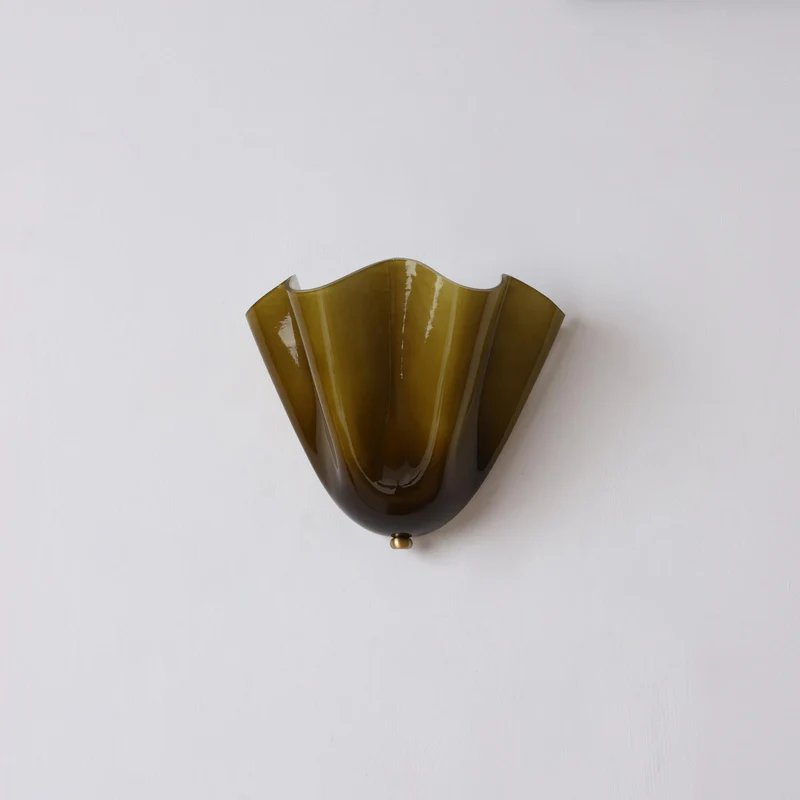 Vera Wall Light for Hallway by AUVIELIGHT, L 11″ × W 5.1″ × H 10″ / Green
