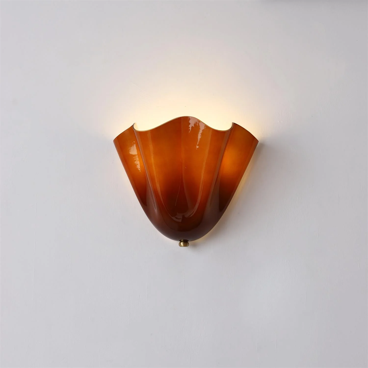 Vera Wall Light for Hallway by AUVIELIGHT, L 11″ × W 5.1″ × H 10″ / Amber