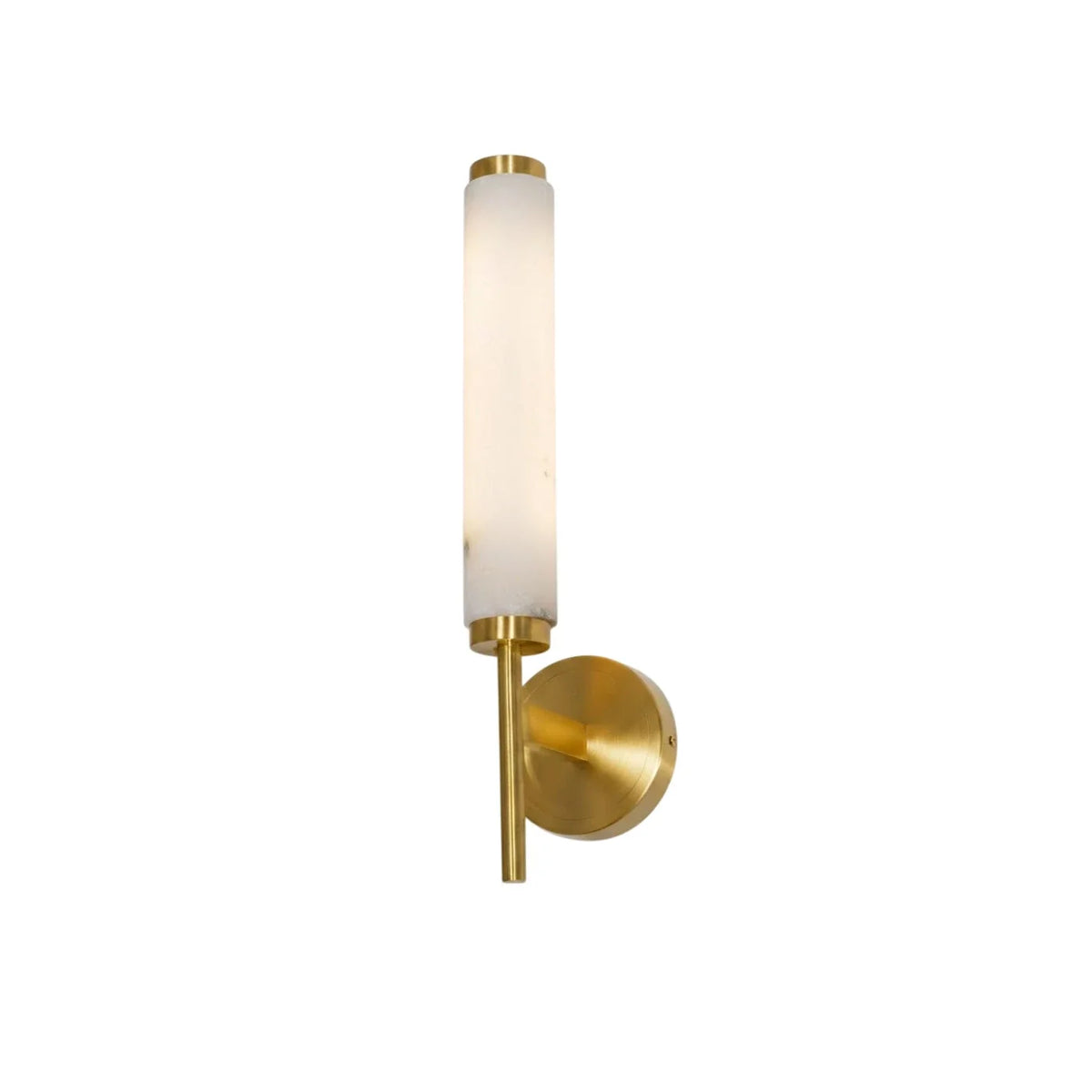 Vertical Wall Light in alabaster for Hallway by AUVIELIGHT