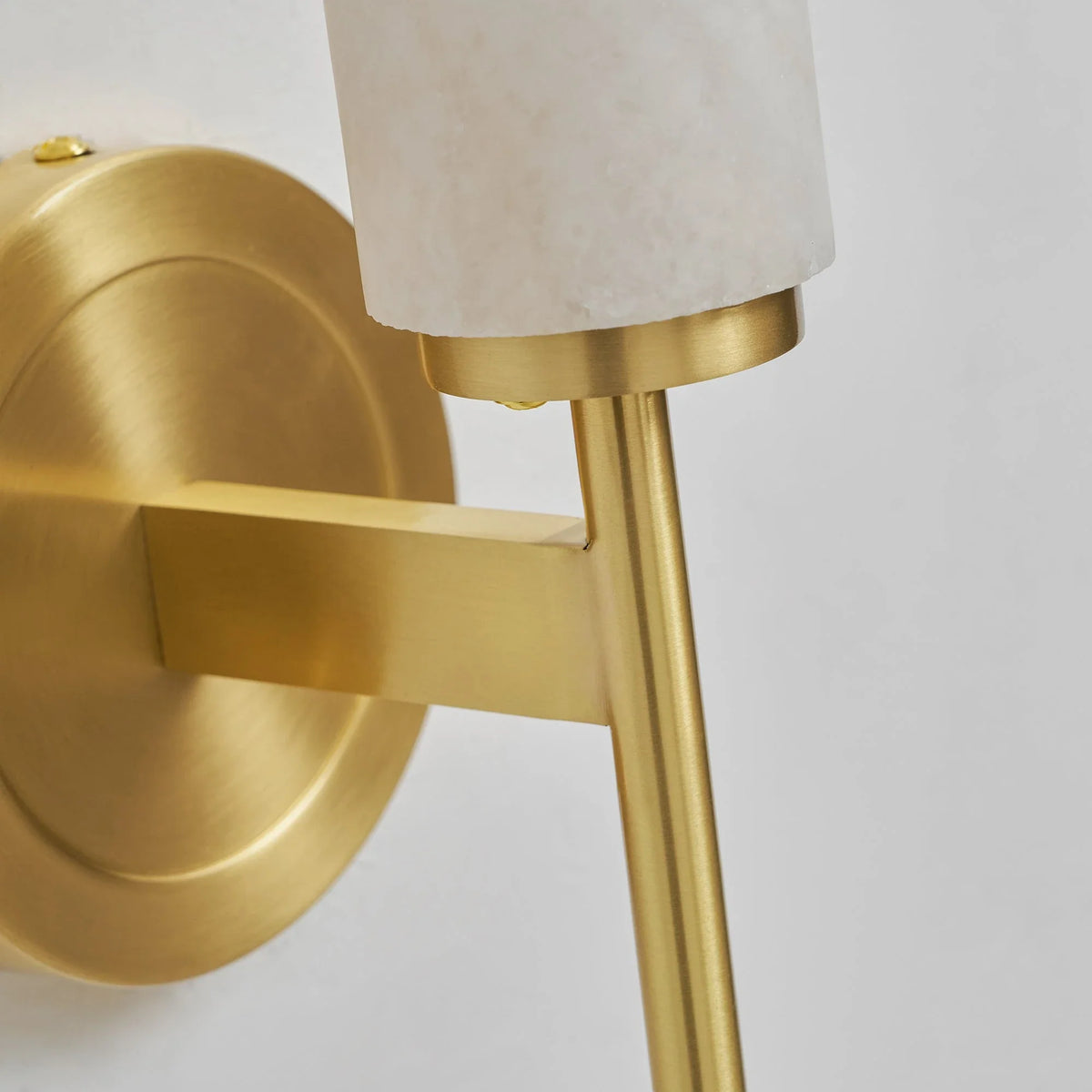 Vertical Wall Light in alabaster for Hallway by AUVIELIGHT