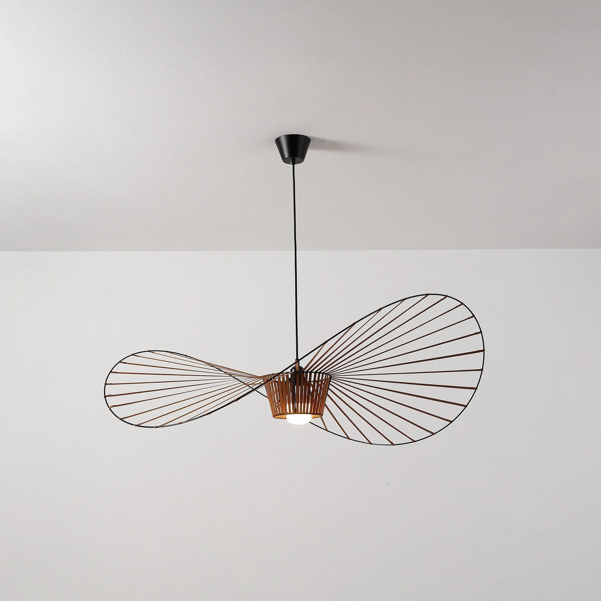Vertigo Fiberglass Pendant Light in glass for Kitchen Island by AUVIELIGHT