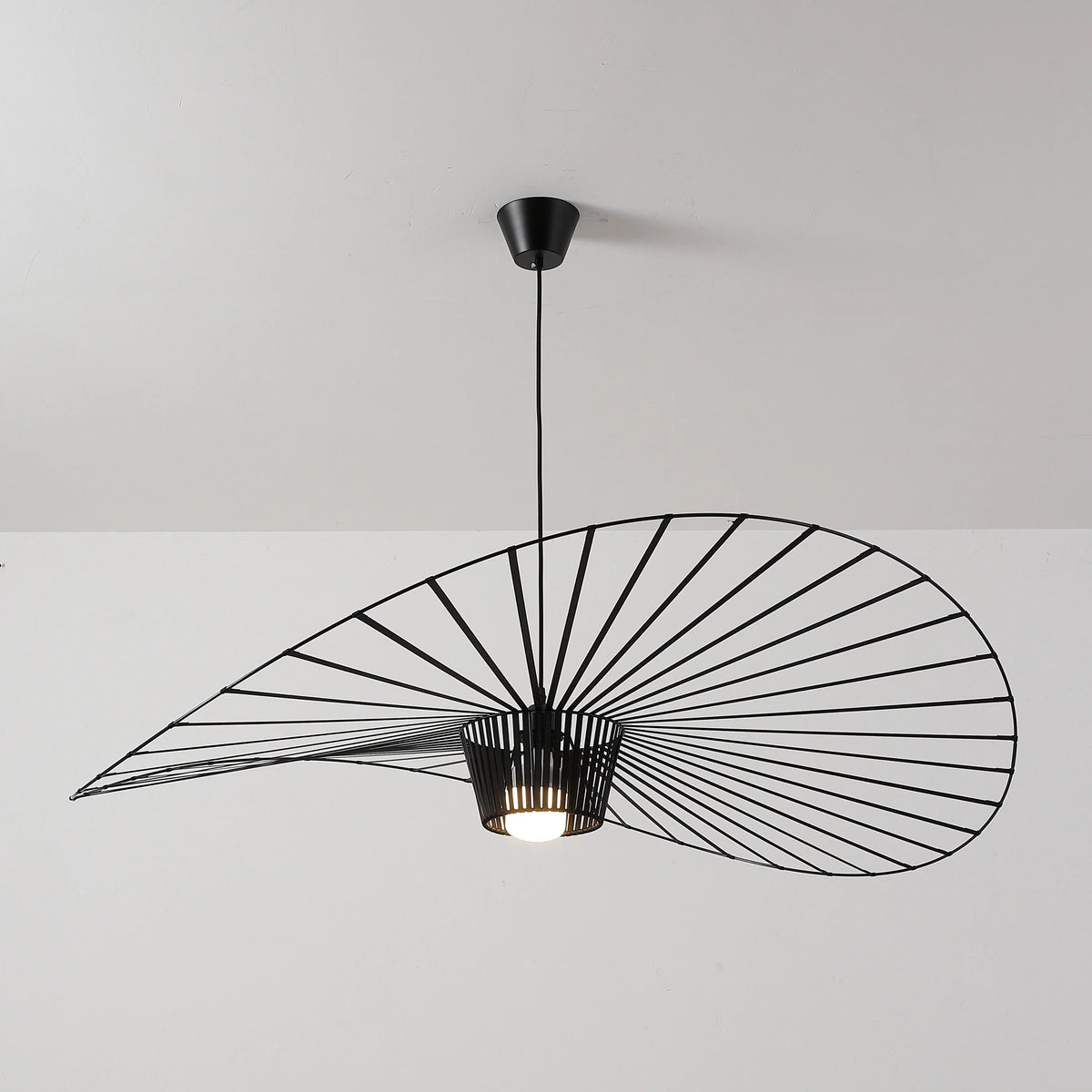 Vertigo Fiberglass Pendant Light in glass for Kitchen Island by AUVIELIGHT