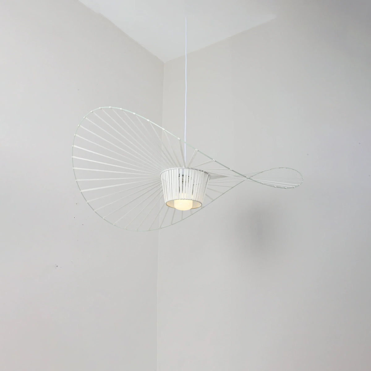 Vertigo Fiberglass Pendant Light in glass for Kitchen Island by AUVIELIGHT