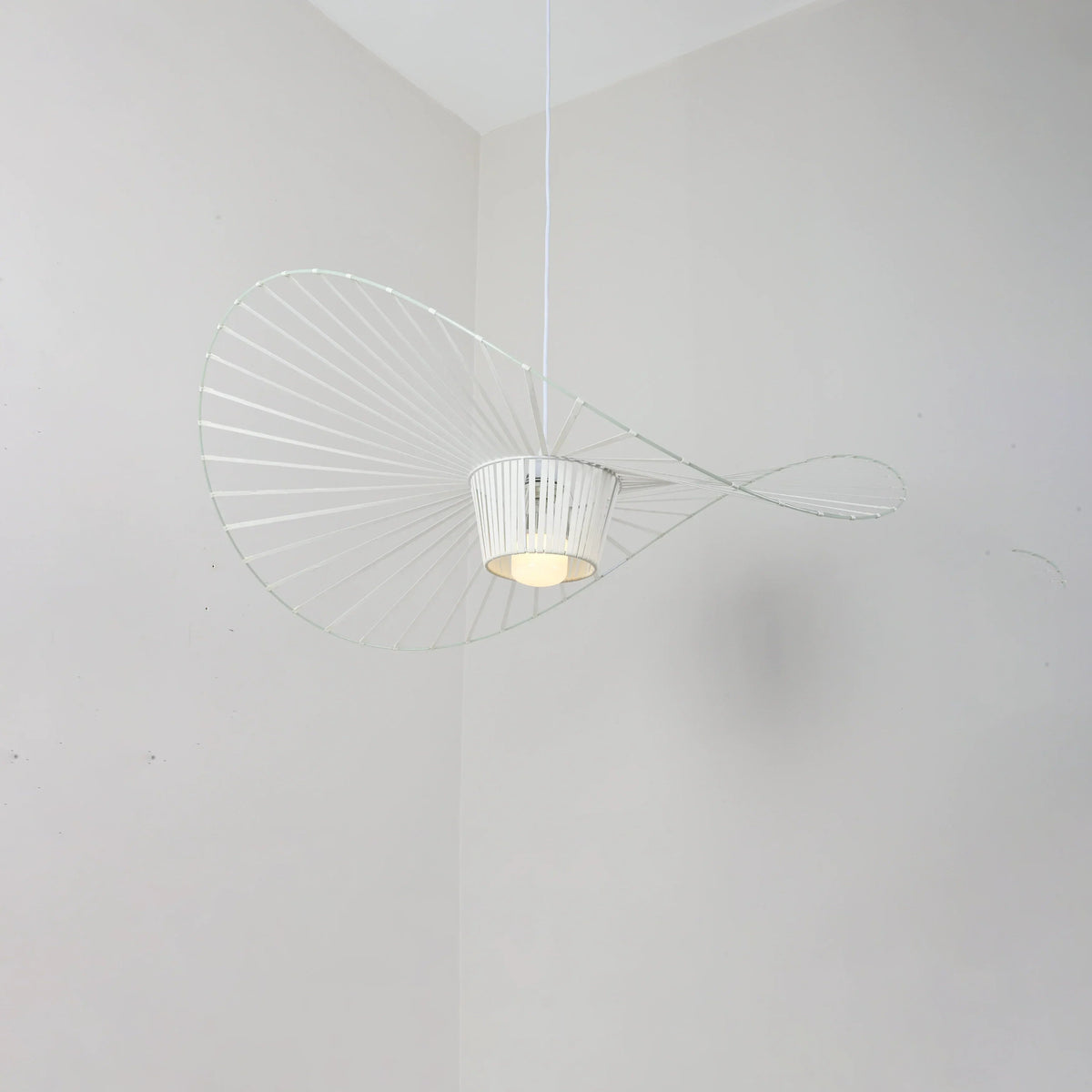 Vertigo Fiberglass Pendant Light in glass for Kitchen Island by AUVIELIGHT