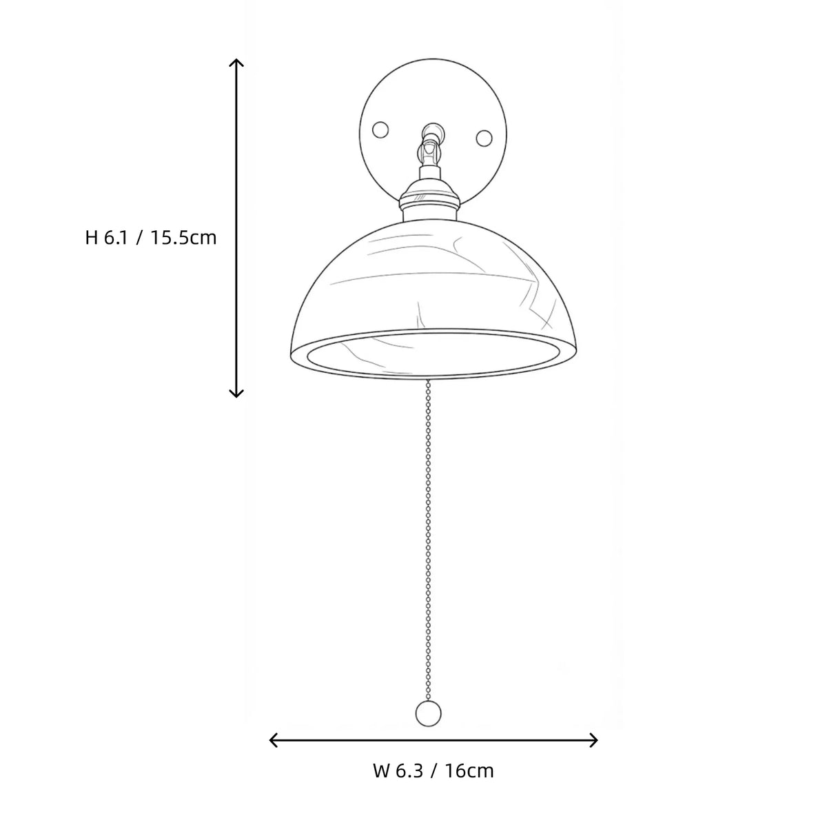 Modern Wall Sconce in walnut for Hallway by AUVIELIGHT