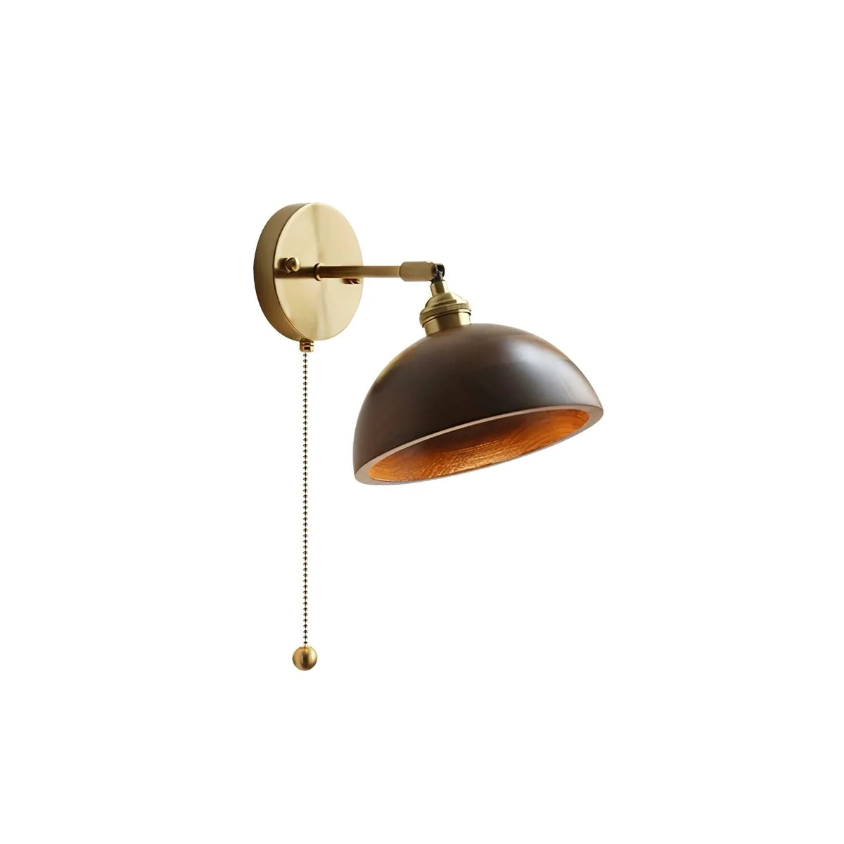 Modern Wall Sconce in walnut for Hallway by AUVIELIGHT