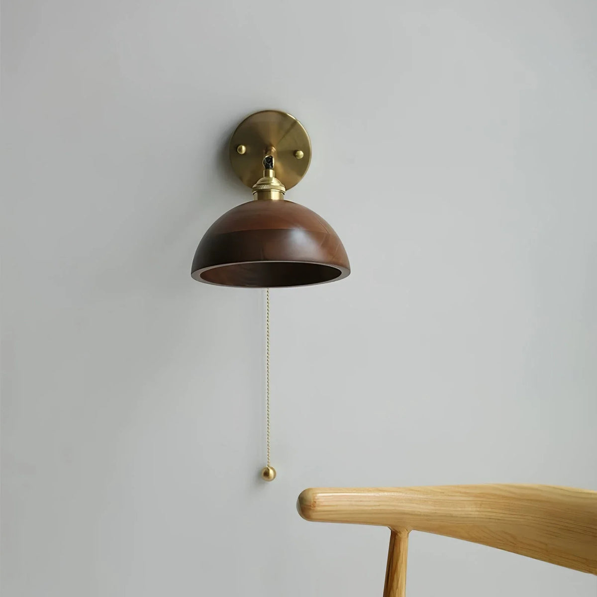 Modern Wall Sconce in walnut for Hallway by AUVIELIGHT