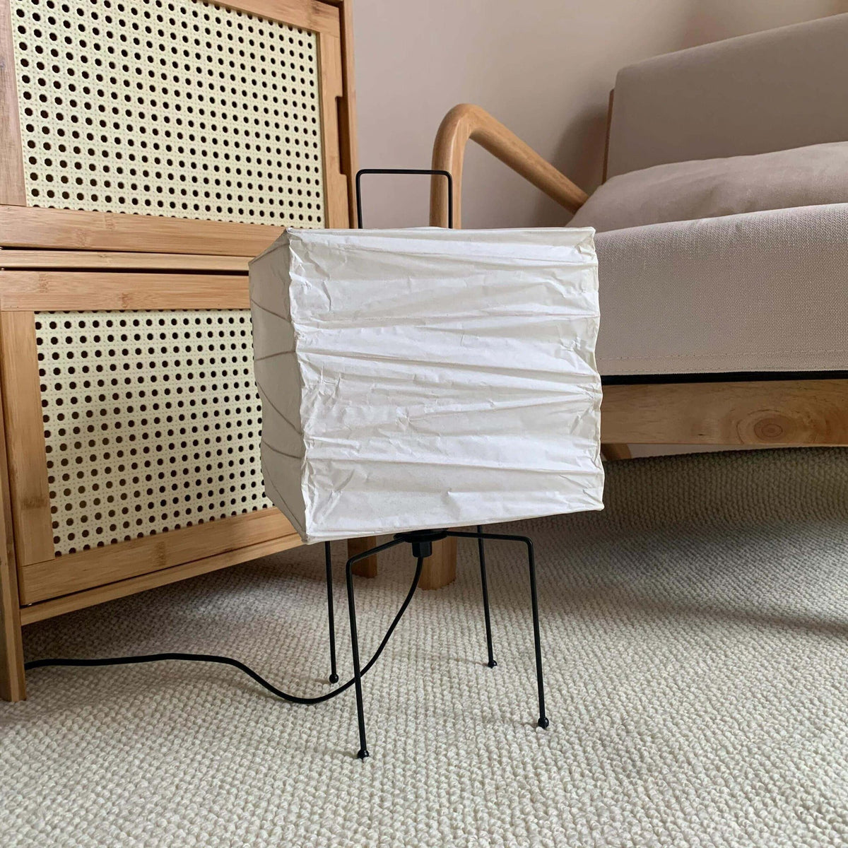 Akari 3X Table Lamp in washi paper for Living Room by AUVIELIGHT