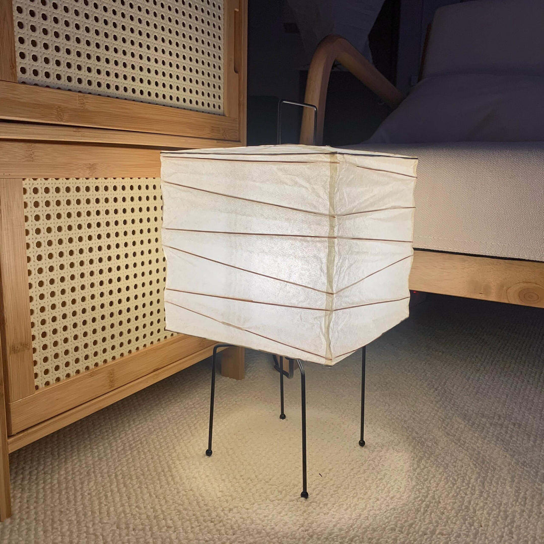 Akari 3X Table Lamp in washi paper for Living Room by AUVIELIGHT