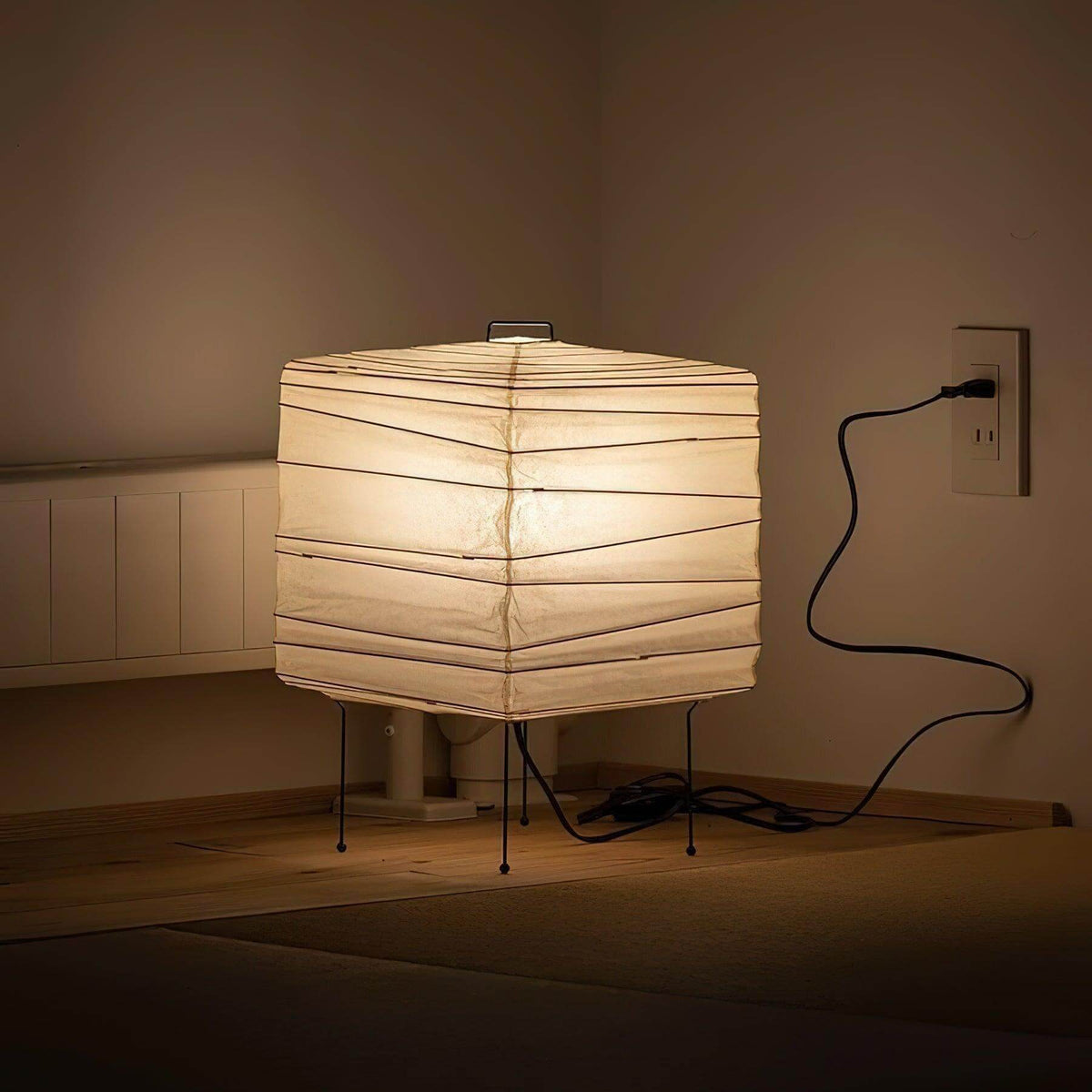 Akari 3X Table Lamp in washi paper for Living Room by AUVIELIGHT