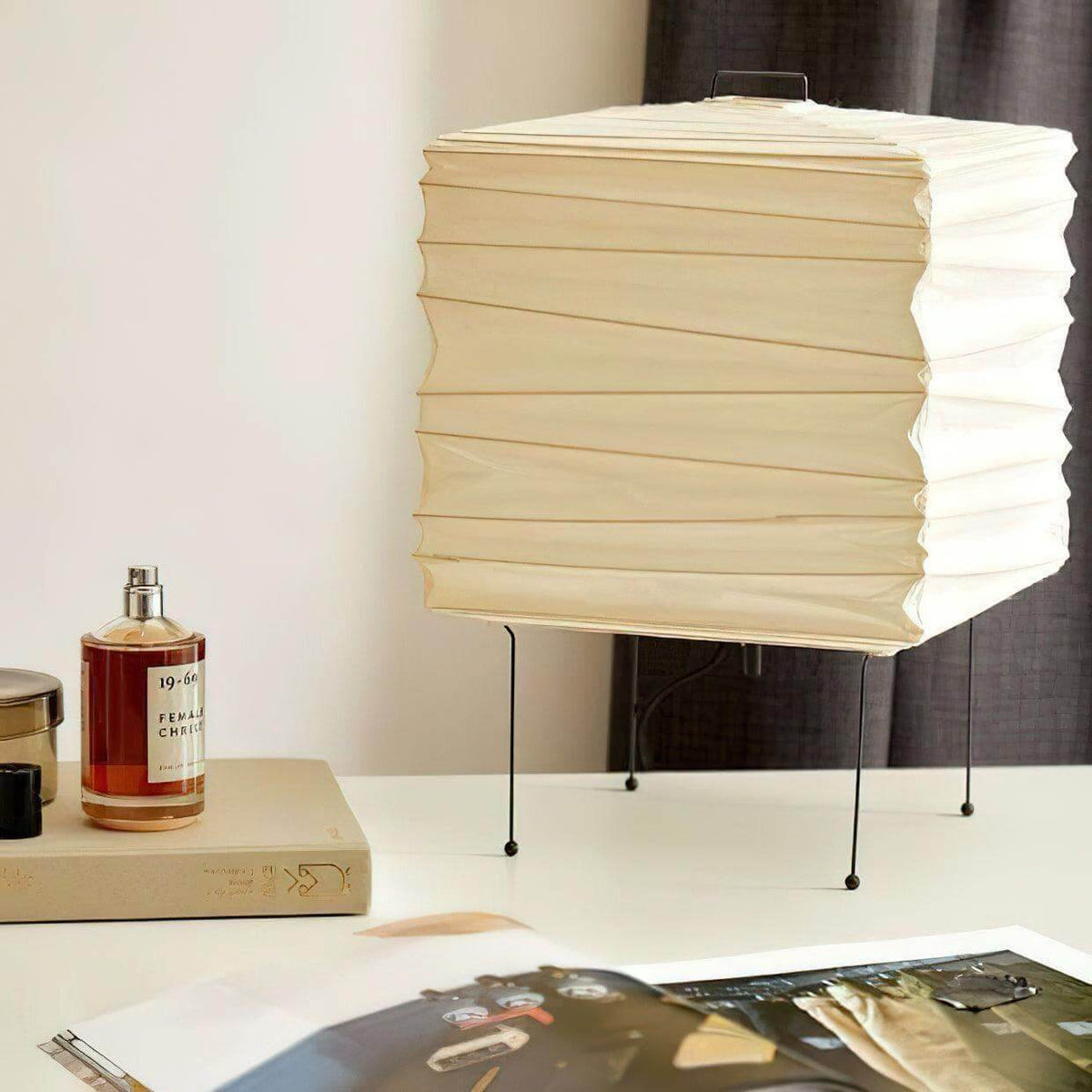 Akari 3X Table Lamp in washi paper for Living Room by AUVIELIGHT
