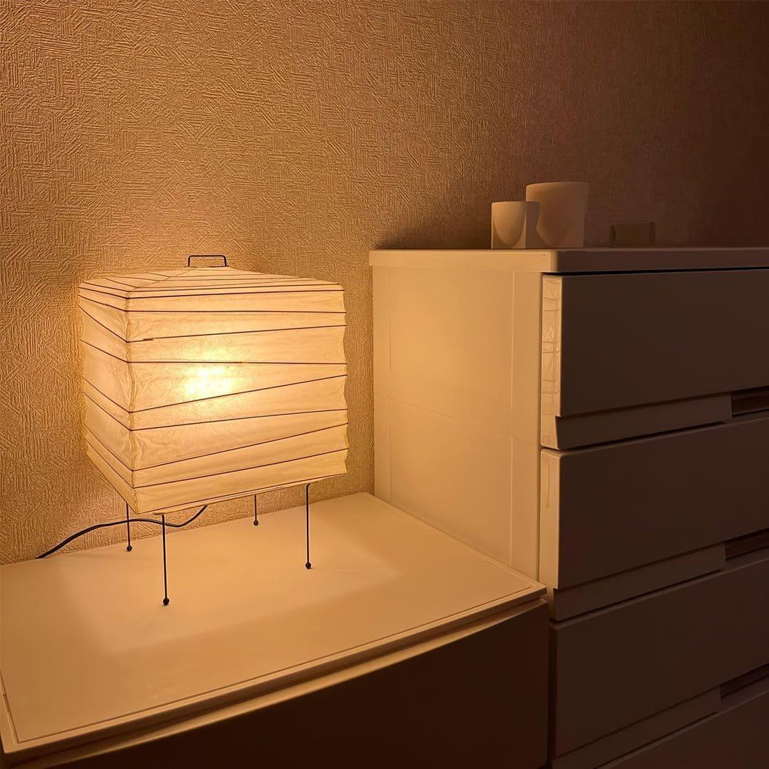 Akari 3X Table Lamp in washi paper for Living Room by AUVIELIGHT
