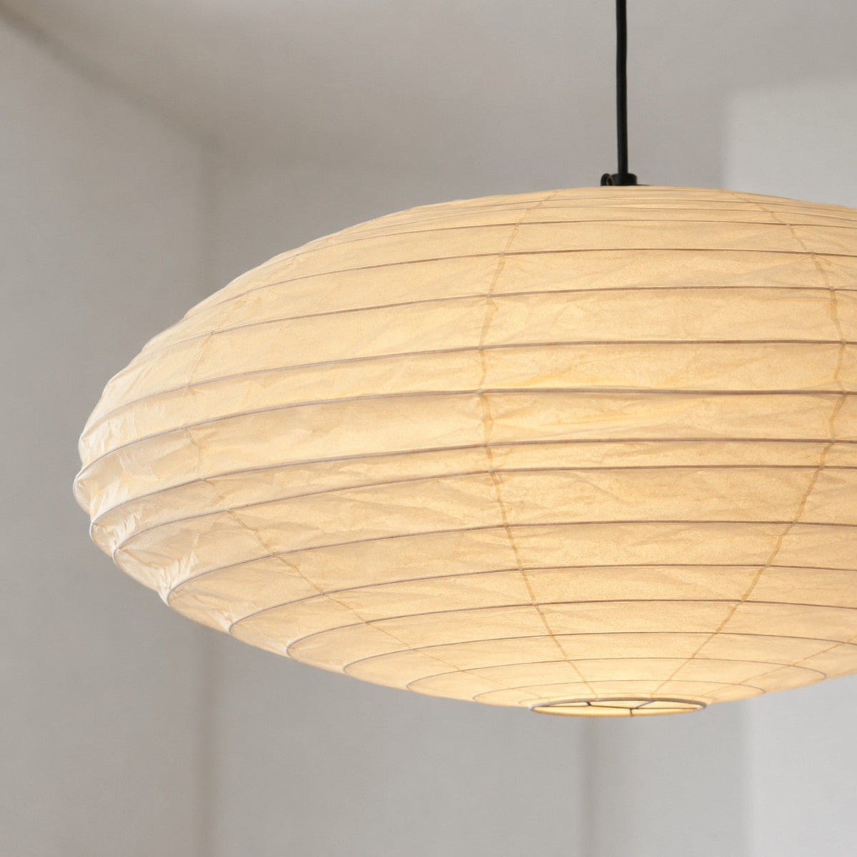 Akari EN Pendant Light in washi paper for Kitchen Island by AUVIELIGHT