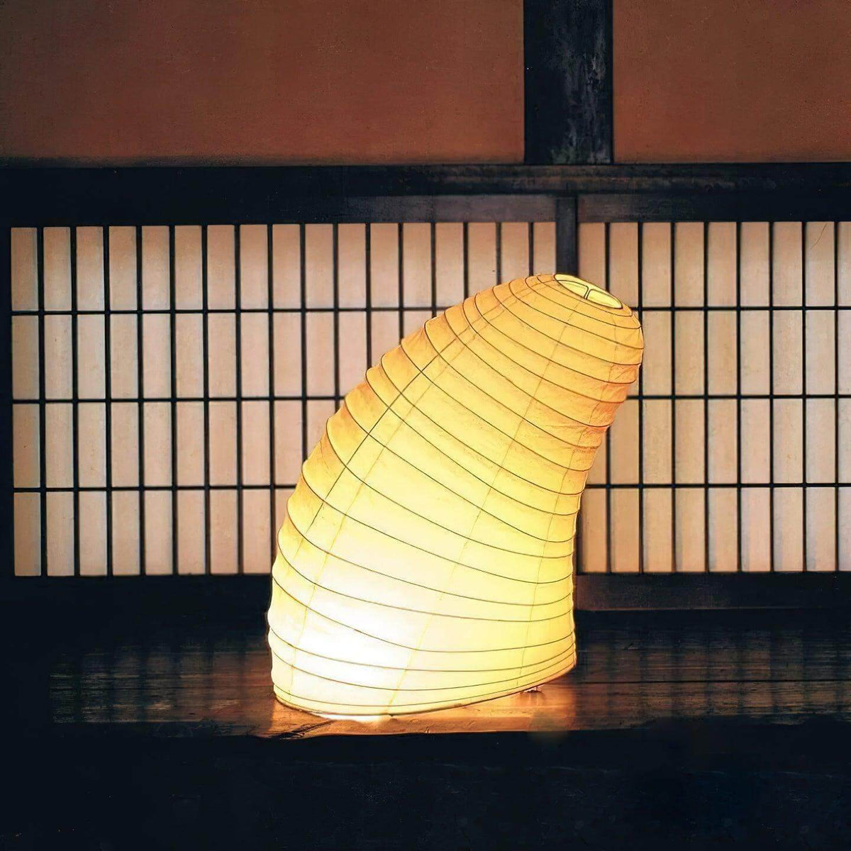 Akari VB-13T Table Lamp in washi paper for Living Room by AUVIELIGHT
