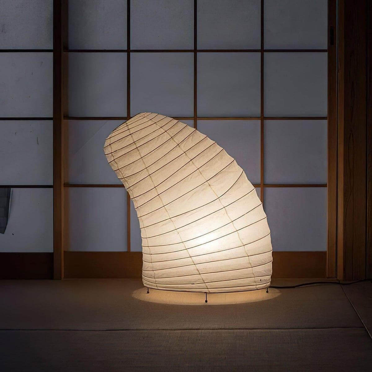 Akari VB-13T Table Lamp in washi paper for Living Room by AUVIELIGHT