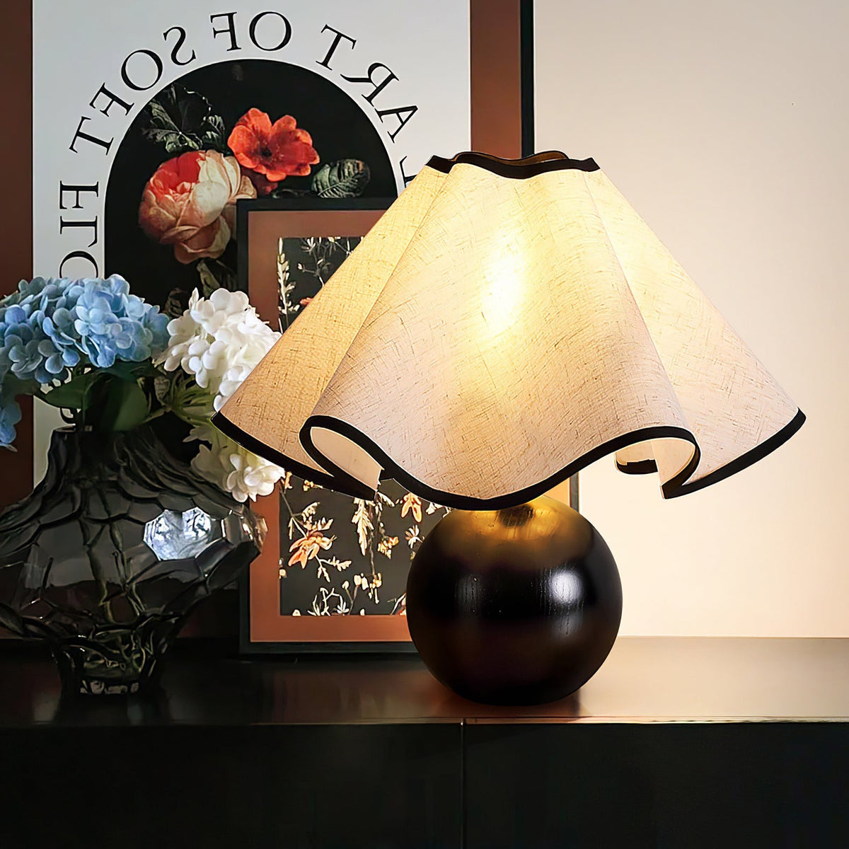 Wavecrest Table Lamp for Living Room by AUVIELIGHT