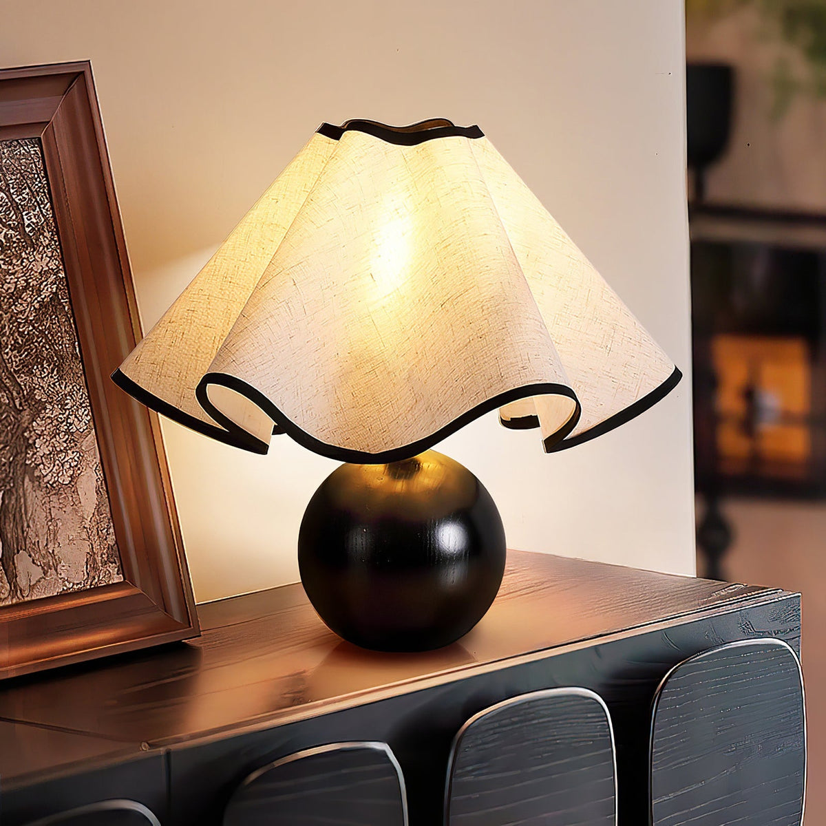 Wavecrest Table Lamp for Living Room by AUVIELIGHT