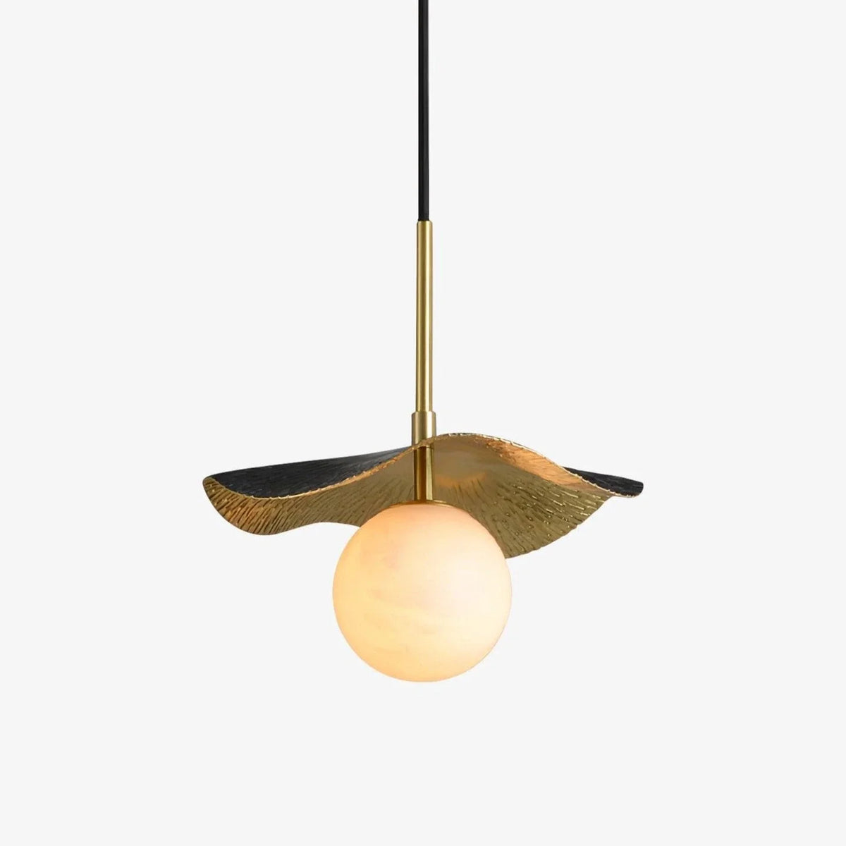 Wavy Pendant Light in alabaster for Kitchen Island by AUVIELIGHT