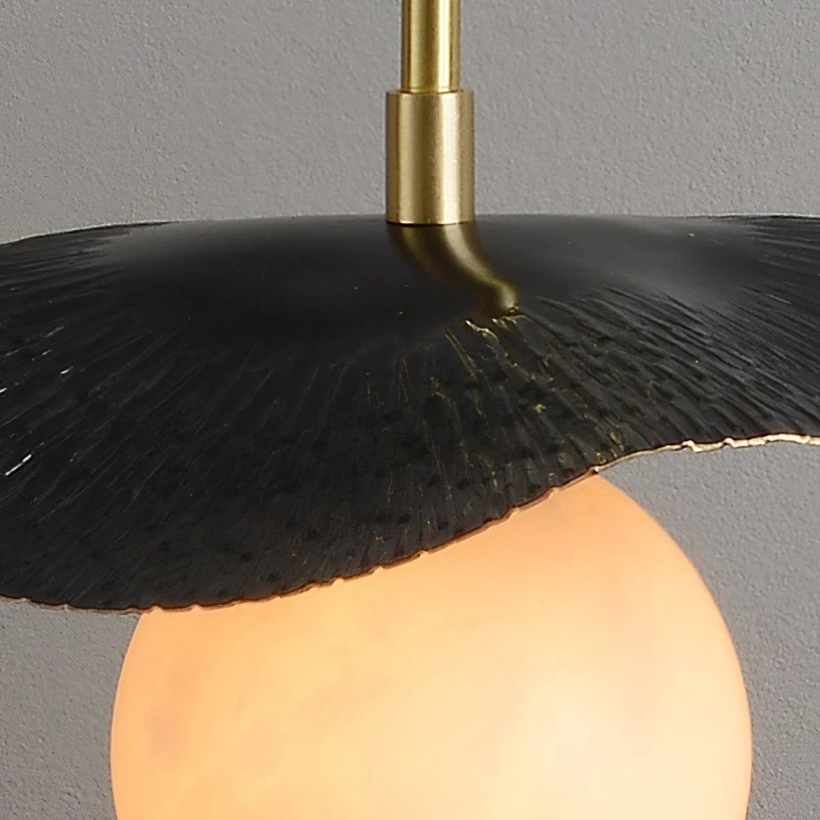 Wavy Pendant Light in alabaster for Kitchen Island by AUVIELIGHT