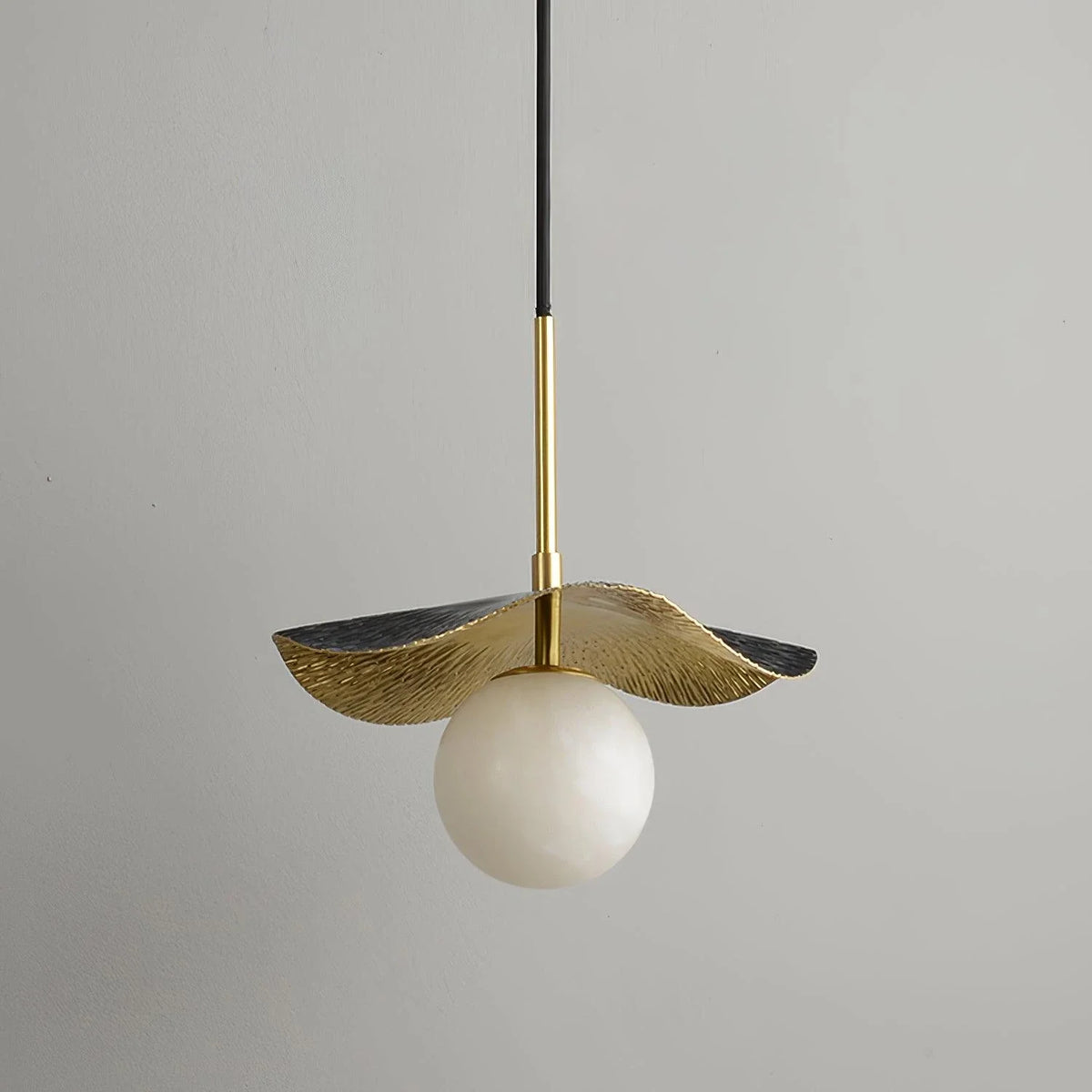 Wavy Pendant Light in alabaster for Kitchen Island by AUVIELIGHT