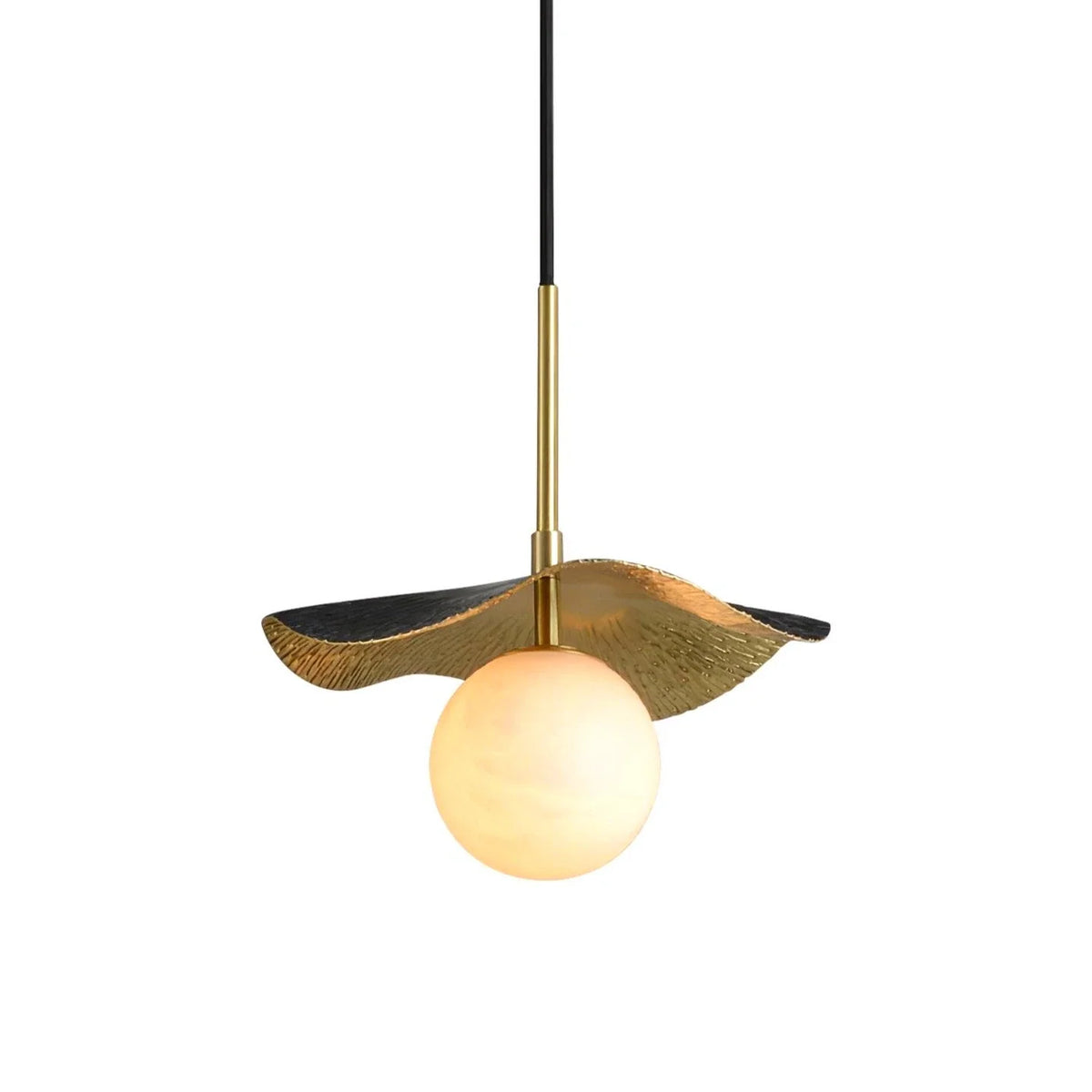 Wavy Pendant Light in alabaster for Kitchen Island by AUVIELIGHT