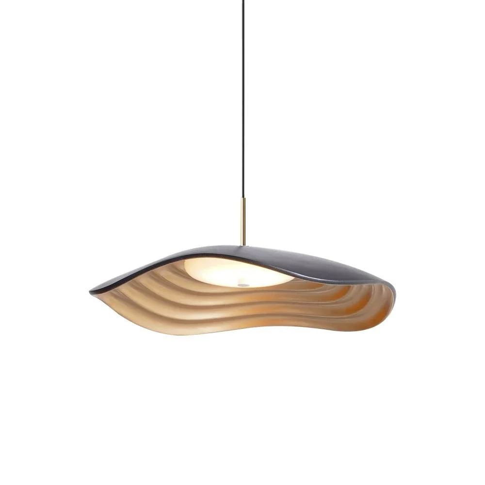 Resin Wavy Pendant Light for Kitchen Island by AUVIELIGHT