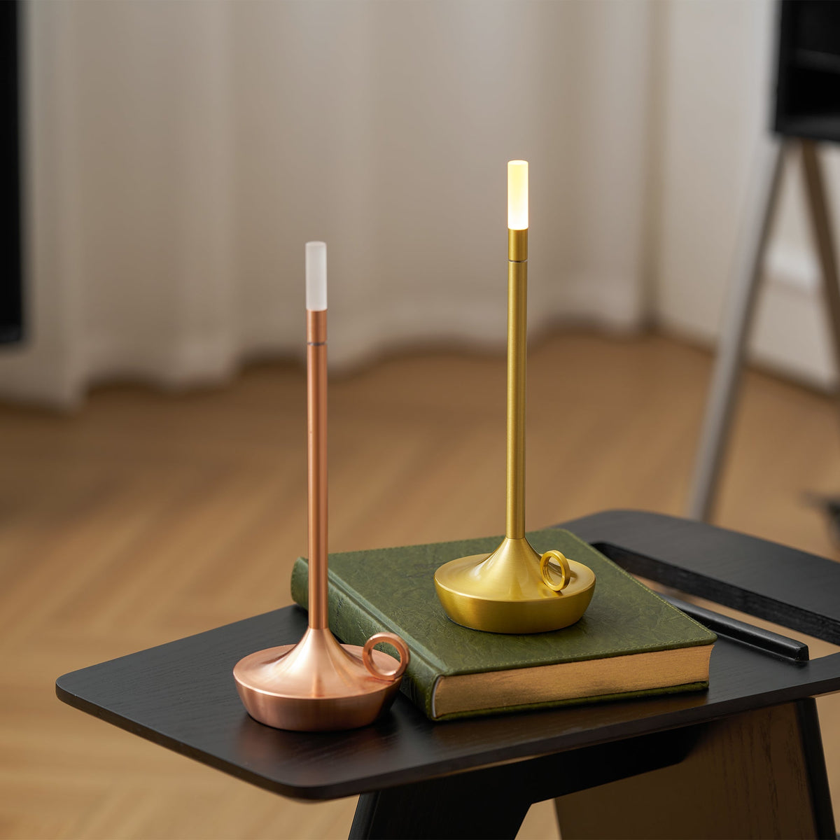 Wick Table Lamp for Living Room by AUVIELIGHT