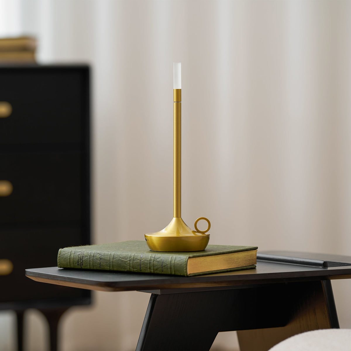 Wick Table Lamp for Living Room by AUVIELIGHT