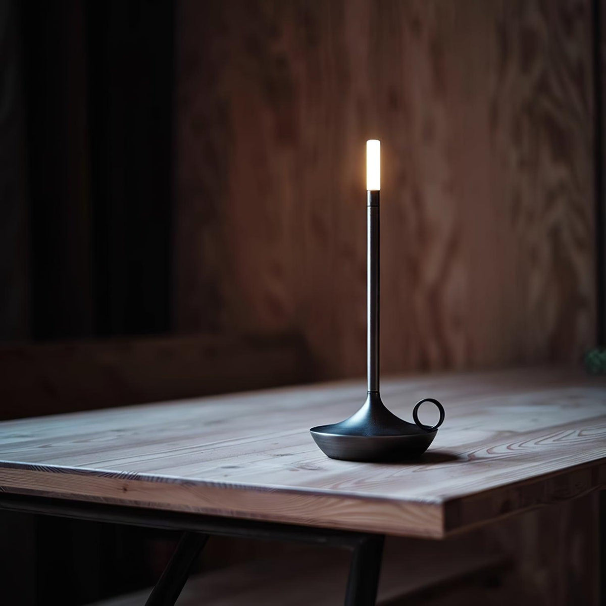 Wick Table Lamp for Living Room by AUVIELIGHT