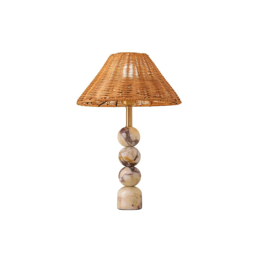 Woven Sphere Lamp in marble for Living Room by AUVIELIGHT