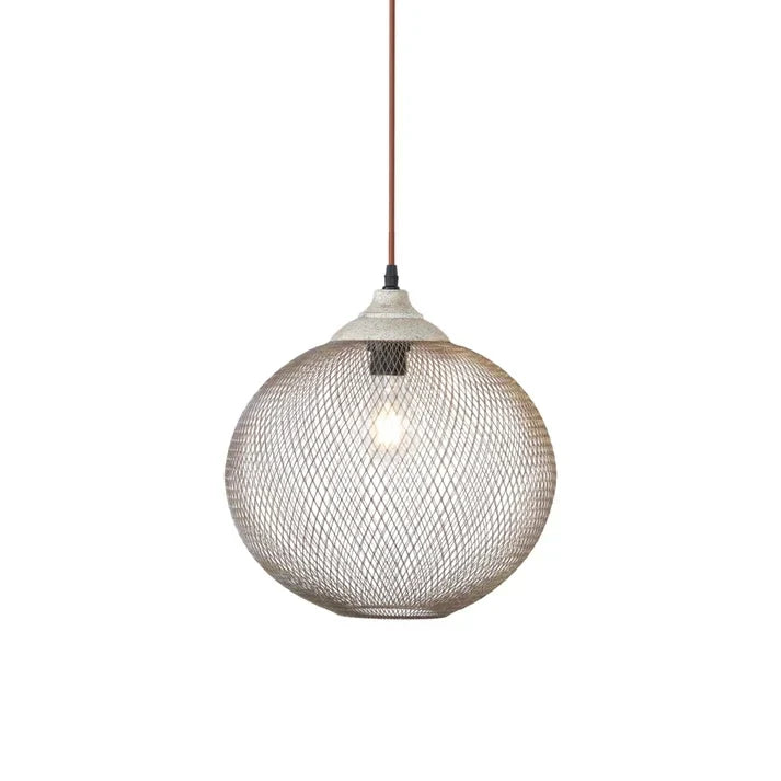 Woven Wire Globe Pendant Light for Kitchen Island by AUVIELIGHT