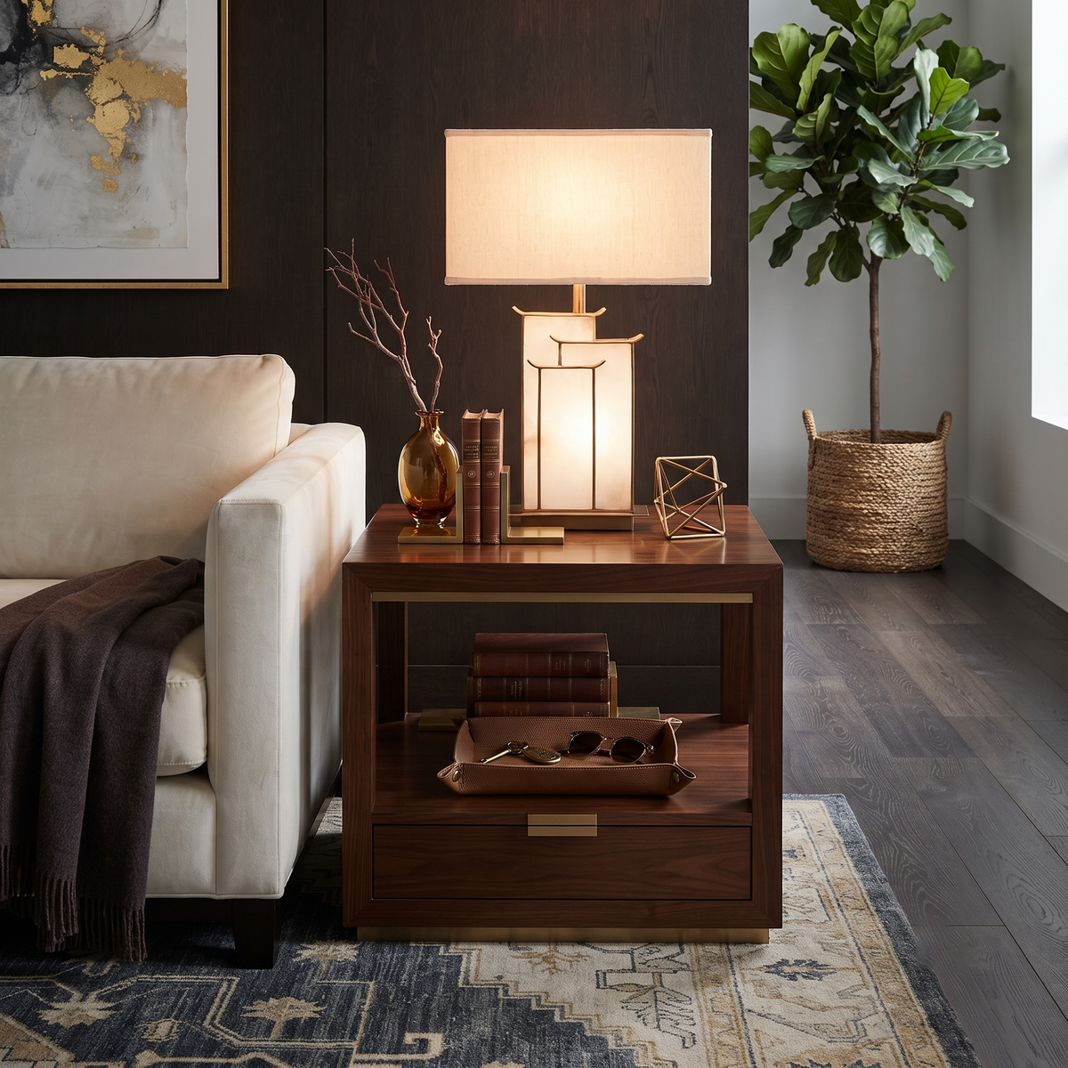 Zen Horizon Table Lamp for Living Room by AUVIELIGHT