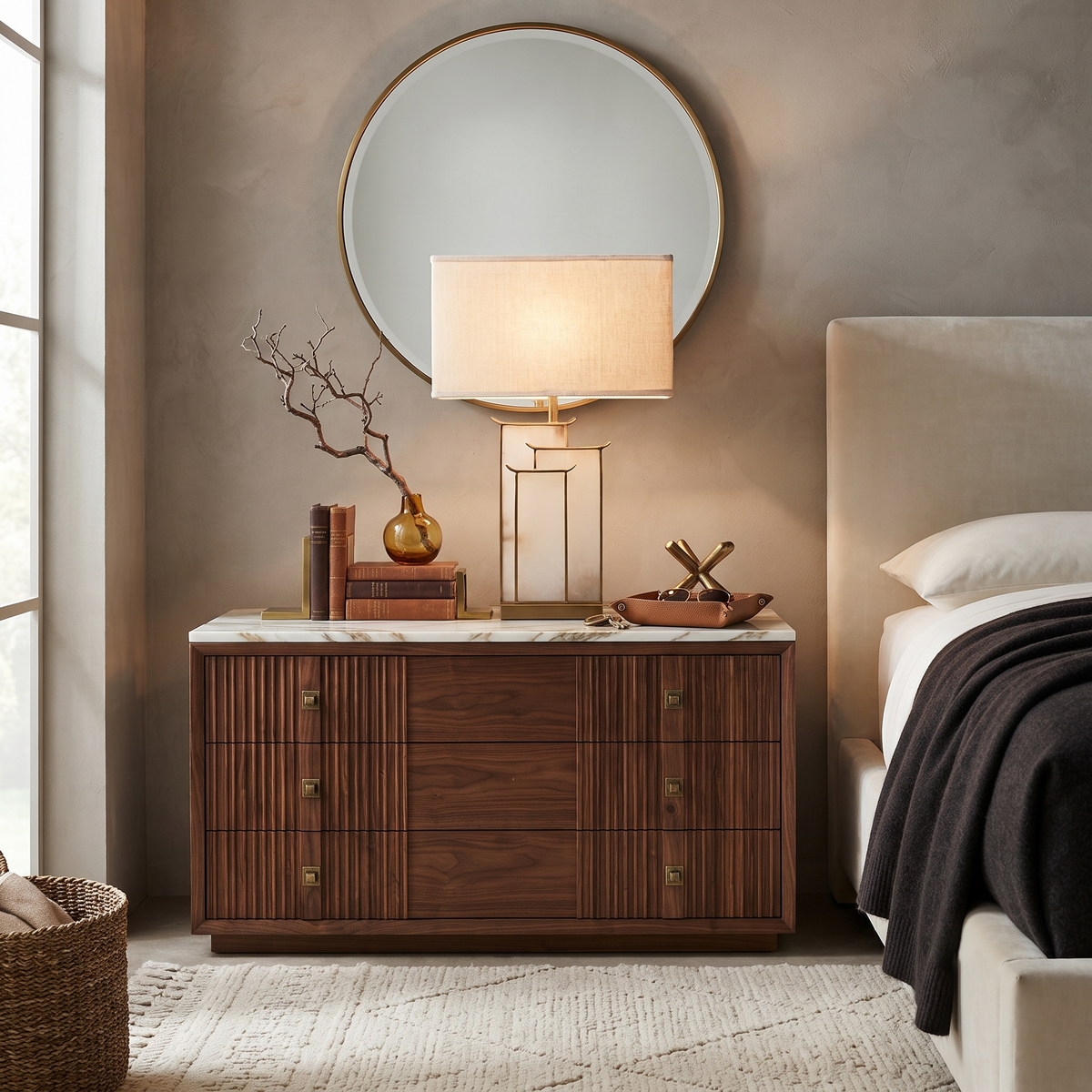Zen Horizon Table Lamp for Living Room by AUVIELIGHT