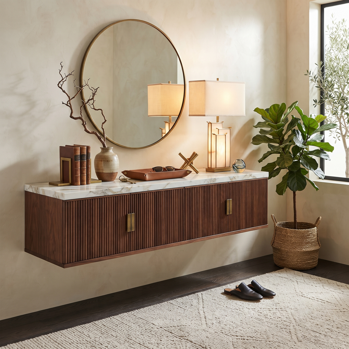 Zen Horizon Table Lamp for Living Room by AUVIELIGHT