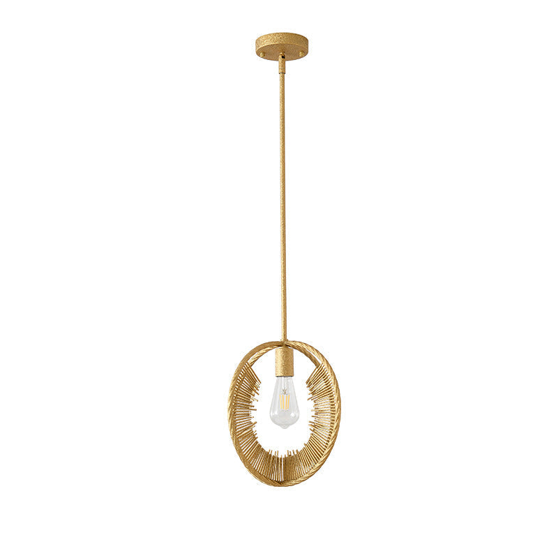 Aurelia Oval Pendant Light for Kitchen Island by AUVIELIGHT, L 120cm x W 25cm / L 47.2″ x W 9.8″ / gold & White / Warm Light
