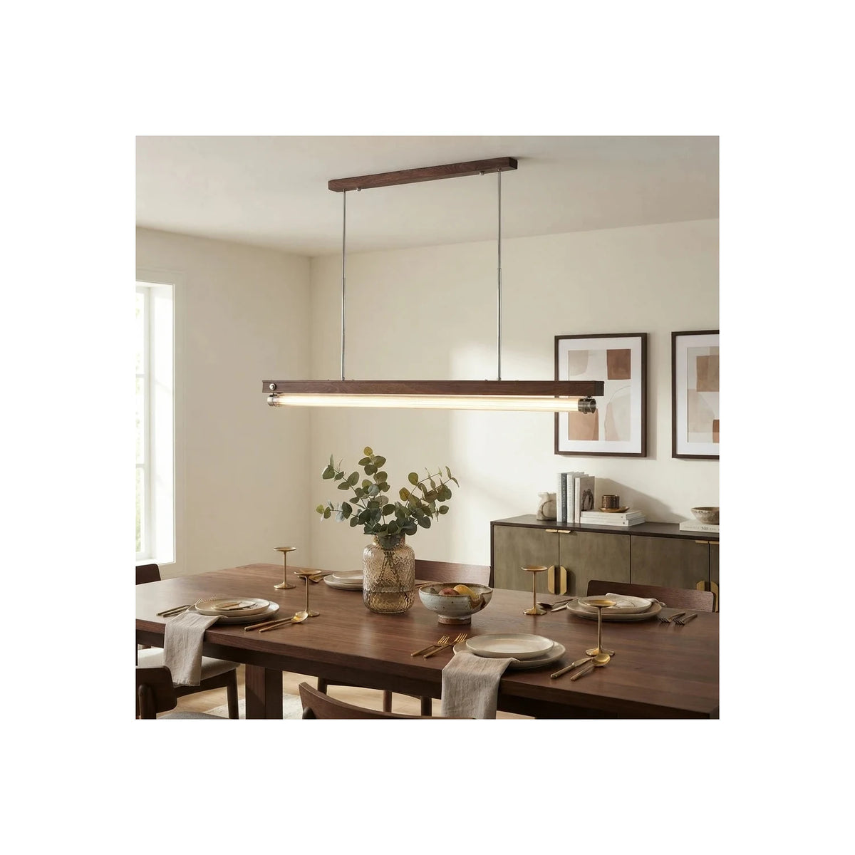 AeroStrip Modern Kitchen Island Hanging Light by AUVIELIGHT