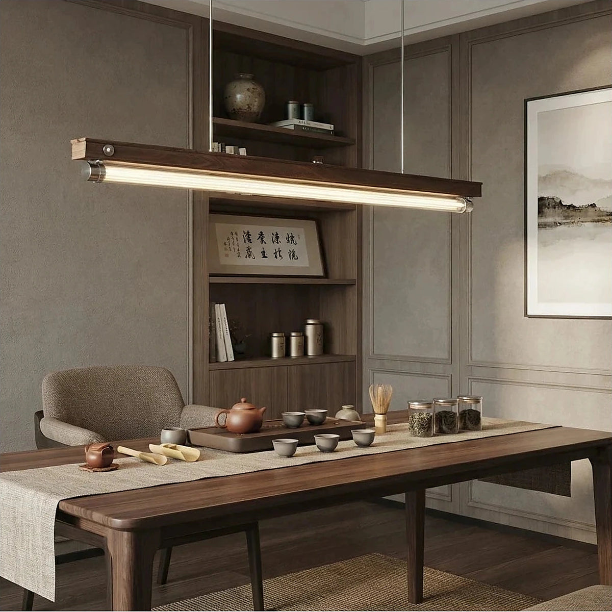 AeroStrip Modern Kitchen Island Hanging Light by AUVIELIGHT