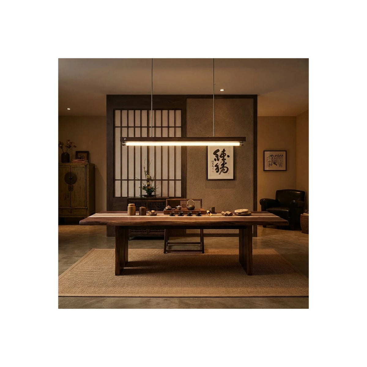 AeroStrip Modern Kitchen Island Hanging Light by AUVIELIGHT