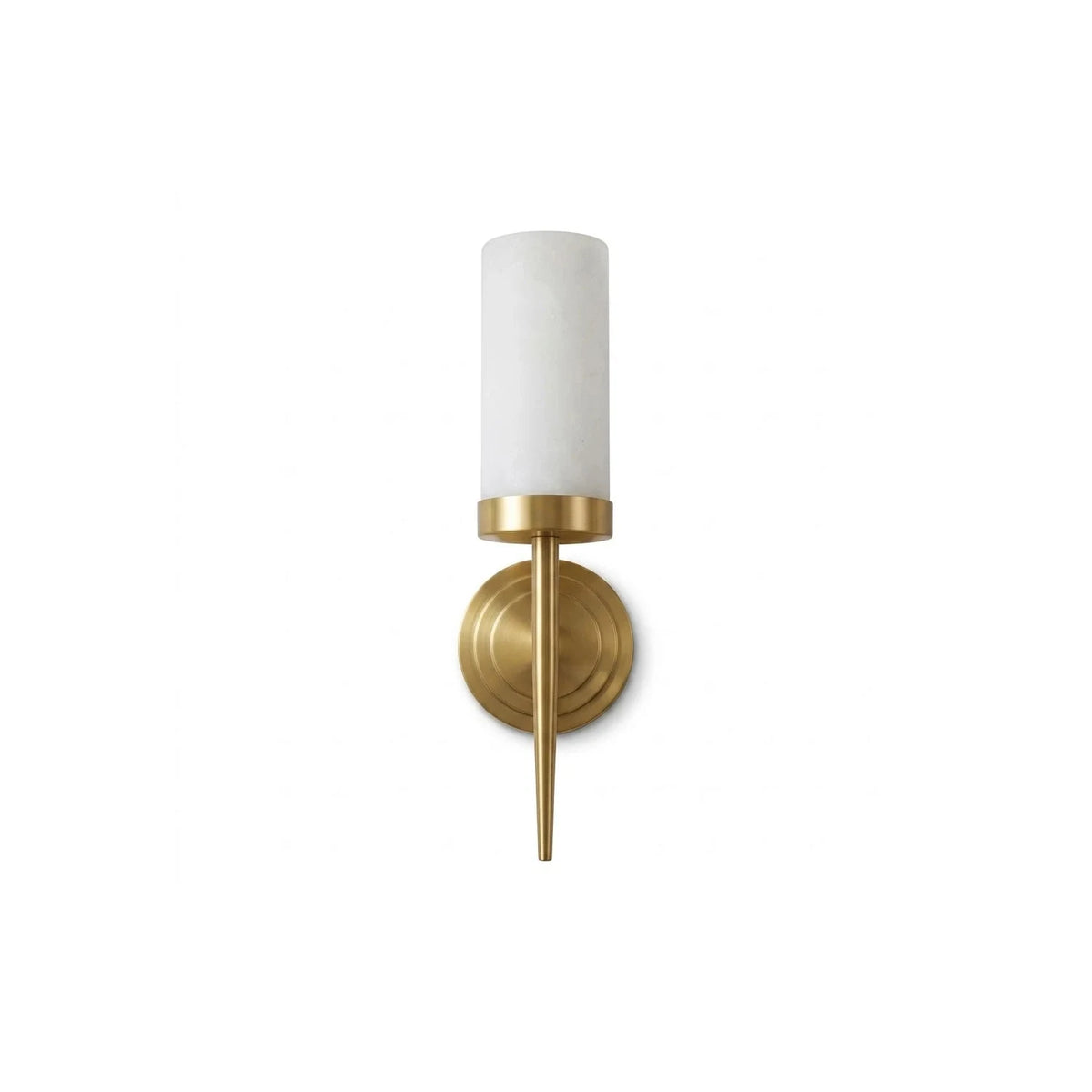 Aethel Alabaster Torch Wall Sconce light fixture by AUVIELIGHT