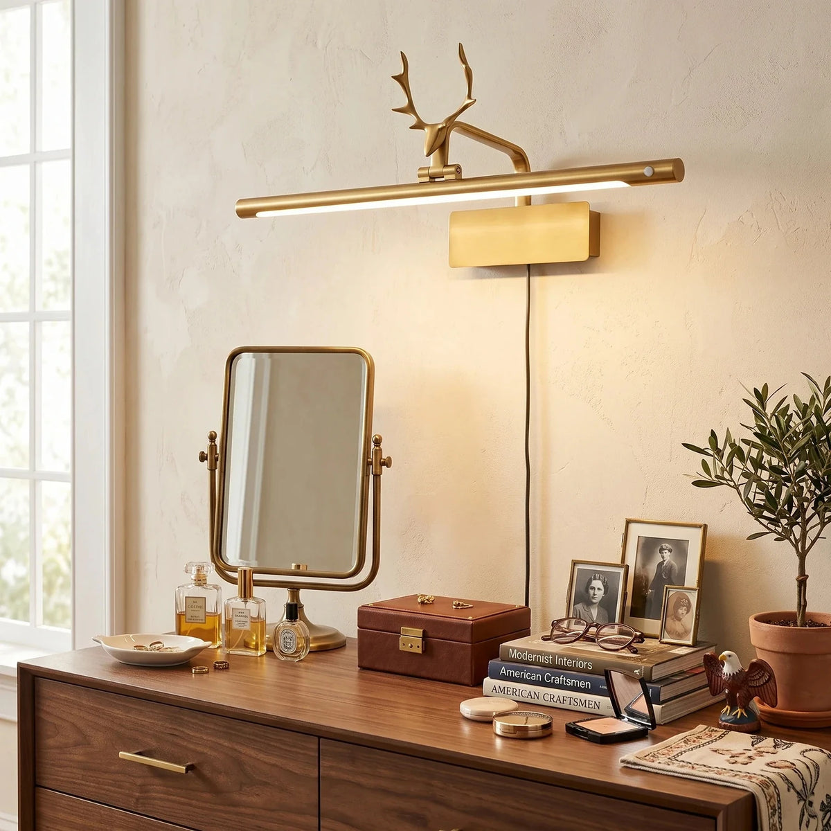 Antler Gallery Light for Living Room by AUVIELIGHT