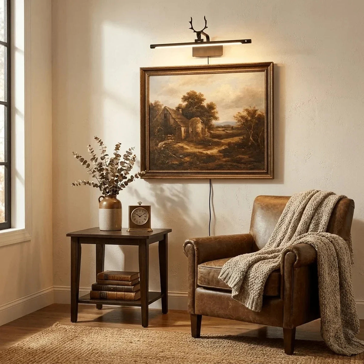 Antler Gallery Light for Living Room by AUVIELIGHT